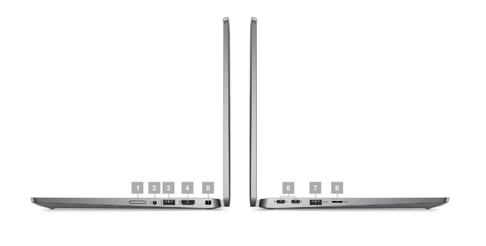 Laptop Dell Latitude 5330 (27KJ4) (i5 1245U/16GB RAM/256GB SSD/13.3 inch FHD/Cảm ứng/Win11 Pro/Xám) (NK_Bảo hành tại HACOM) ảnh 7