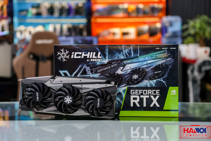 Card màn hình Inno3D RTX 3070 ICHILL X3-8GB (LHR)