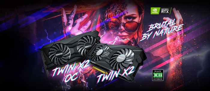 Card màn hình Inno3D RTX 3070 Twin X2 OC LHR