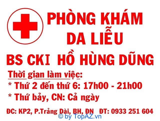 phòng khám da liễu uy tín tại Biên Hòa, Đồng Nai