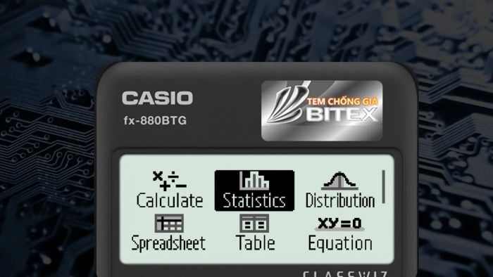 Khám phá chức năng và hướng dẫn thao tác thống kê trên Casio 880