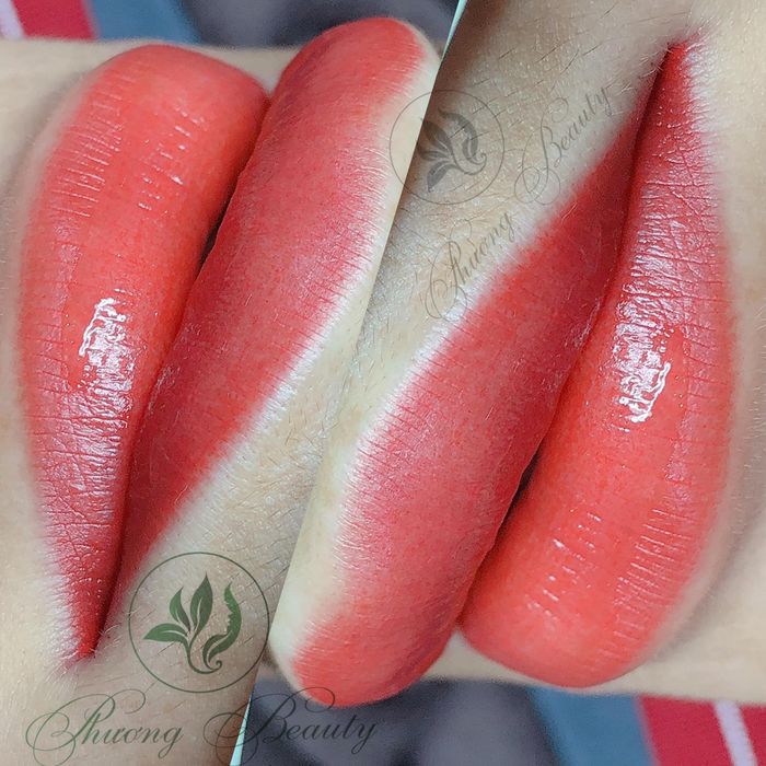 Hình ảnh quy trình phun xăm chuyên nghiệp tại Phương Beauty