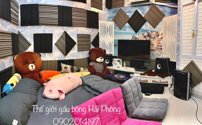 Không gian cửa hàng đầy màu sắc tại Thế Giới Gấu Bông Hải Phòng - Ảnh 1