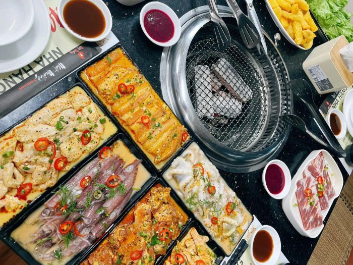 Không gian tiệc nướng sang trọng tại Nhất Nướng - Ảnh 3