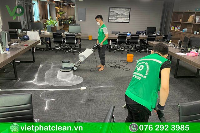 Việt Phát Clean - Thương hiệu giặt thảm văn phòng đạt chuẩn chất lượng