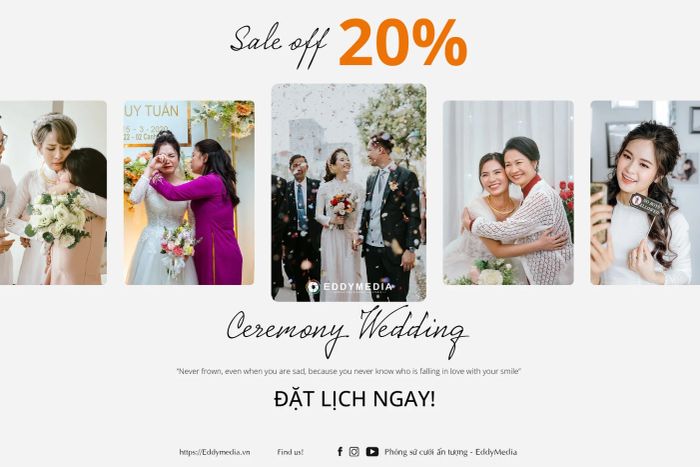 EddyMedia - Khoảnh khắc đầu tiên trong bộ ảnh cưới đầy cảm xúc