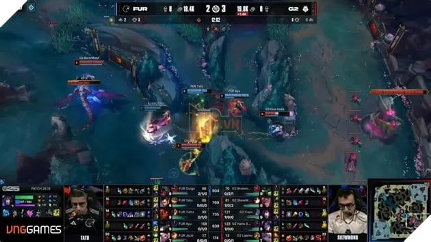 MSI 2025: FURIA Tiếp Tục Gây Sốc, Dồn G2 Esports Vào Thế Khó Ở Ván 5 Quyết Định