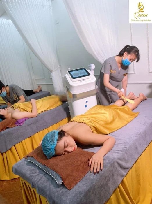Hệ thống máy móc hiện đại tại Thẩm Mỹ Quốc Tế Queen - Tiêu chuẩn vàng