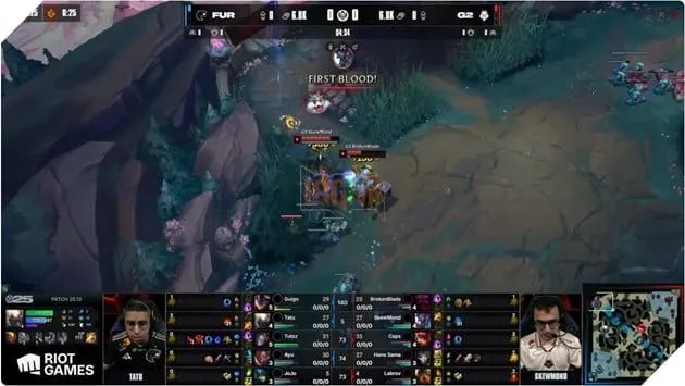 MSI 2025: FURIA Tạo Nên Bất Ngờ Lịch Sử, Ép G2 Esports Phải Thi Đấu Đến Ván Thứ 5