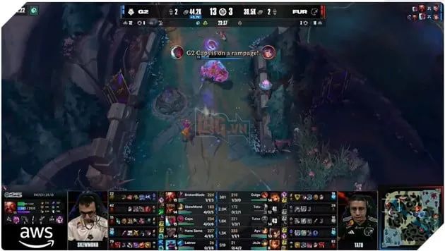 MSI 2025: FURIA Tiếp Tục Gây Sốc, Buộc G2 Esports Phải Thi Đấu Đến Ván Cuối Cùng