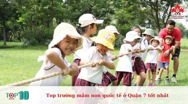 Các hoạt động ngoại khóa bổ ích tại Mầm non Quốc tế Canada - Vietnam | Nguồn: Nhà trường