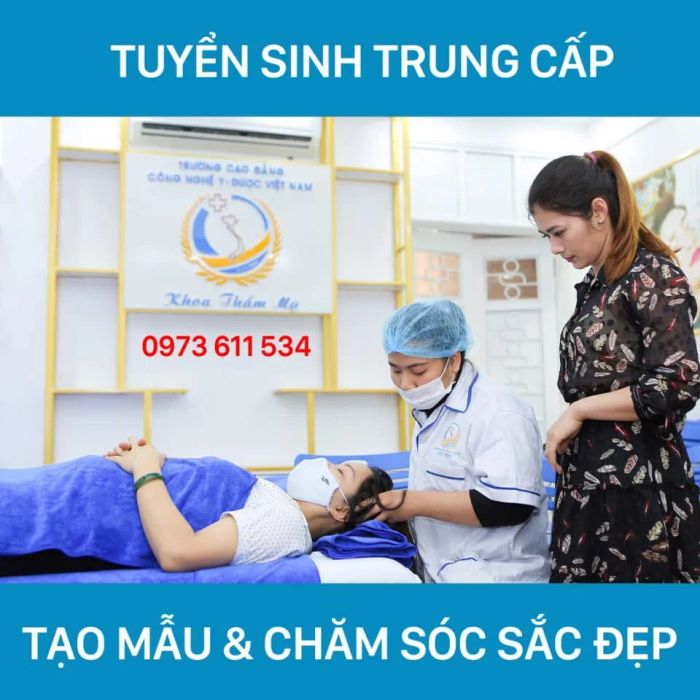 Hình ảnh cơ sở vật chất hiện đại tại Trường Cao Đẳng Công Nghệ Y-Dược Việt Nam