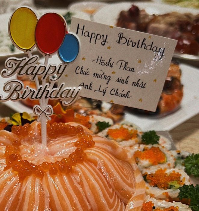 Bánh sinh nhật sushi độc đáo - Nét sáng tạo ẩm thực Nhật Bản