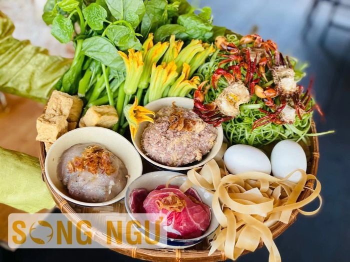 Không gian ấm cúng bên sông tại Song Ngư - Ẩm Thực Nam Bộ