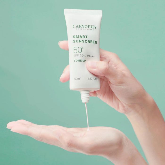 Hình ảnh thực tế Kem Chống Nắng Caryophy Smart Sunscreen Tone Up