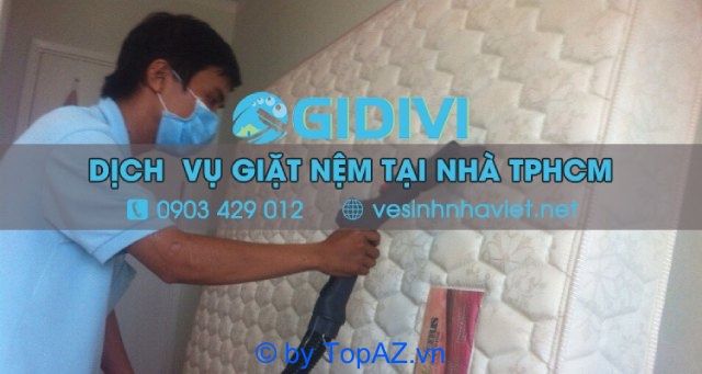 GiDiVi là một trong những công ty uy tín cung cấp dịch vụ giặt nệm, vệ sinh nệm tại nhà được khách hàng đánh giá cao tại TPHCM.