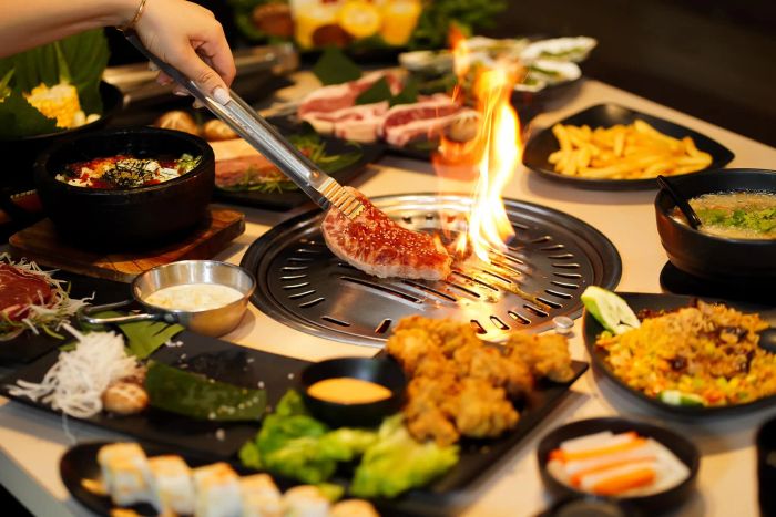 Những món nướng hấp dẫn được chế biến tại GASU BBQ