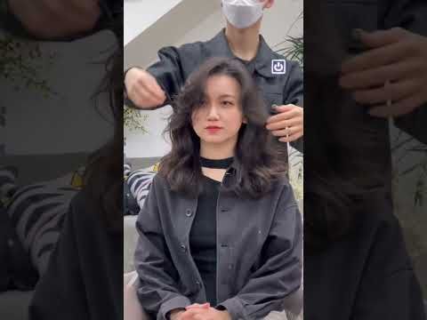 Xoăn Bloom cho nàng tóc lỡ | Lee Hair Salon #shorts