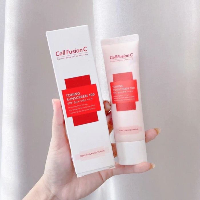 Bộ sưu tập hình ảnh Kem Chống Nắng Cell Fusion C Toning Sunscreen 100 SPF50+/PA++++