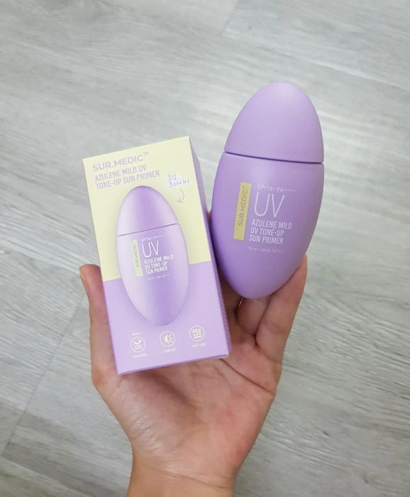 Bộ sưu tập hình ảnh Kem Chống Nắng Sur.Medic+ Azulene Mild UV Tone-Up Sun Primer