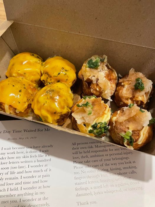 Hộp Takoyaki mang về thiết kế tinh tế