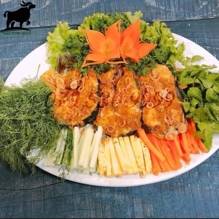 Món ăn hấp dẫn tại Trâu Vườn Quán