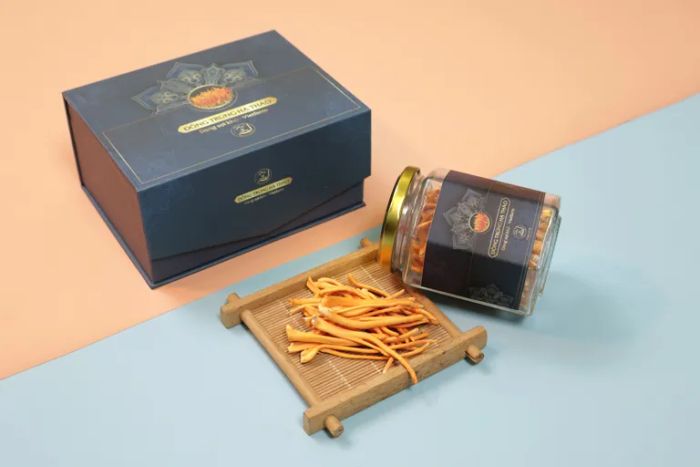 Hình ảnh đông trùng hạ thảo Vietfarm chất lượng cao