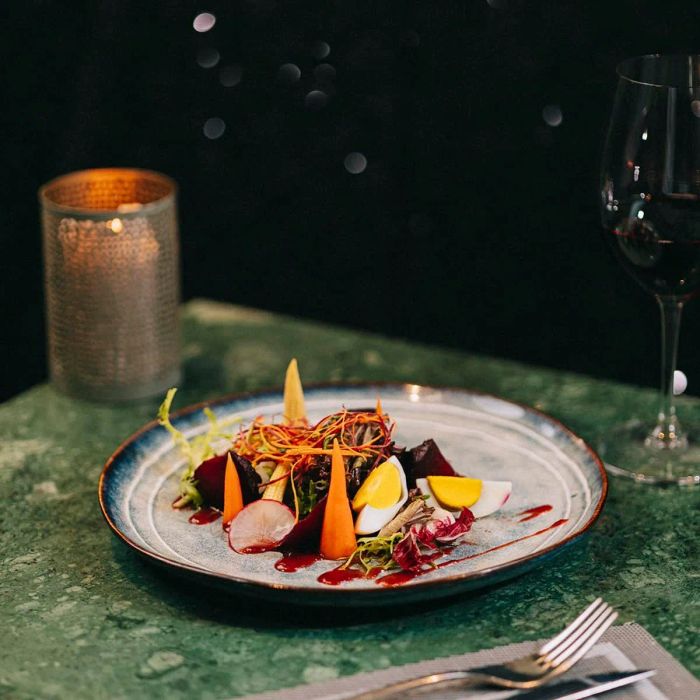 Các món Âu tại nhà hàng Kinh Vĩ Brasserie