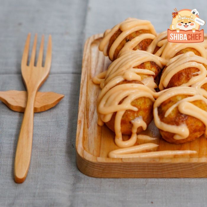 Hình ảnh Takoyaki bạch tuộc vàng ươm hấp dẫn