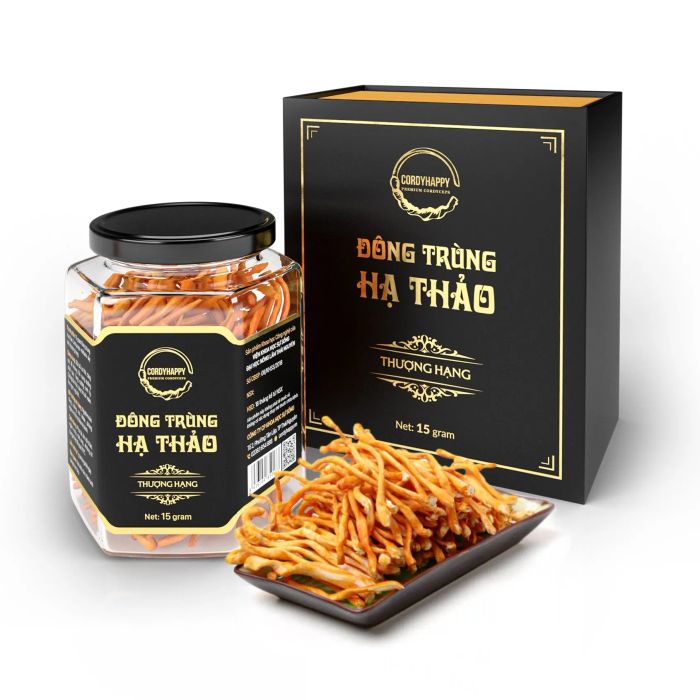 Hình ảnh đông trùng hạ thảo CoryHappy chất lượng