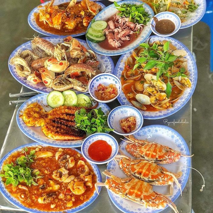 Góc check-in độc đáo tại nhà hàng Minh Tâm