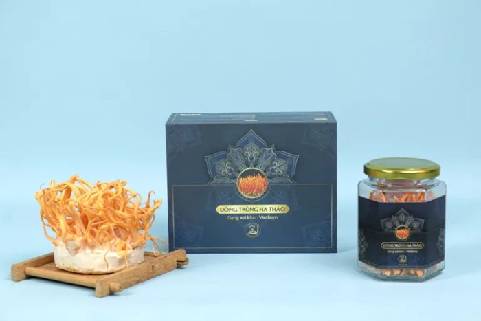 Hình ảnh đông trùng hạ thảo Vietfarm cao cấp