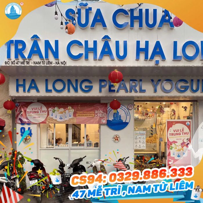 Ảnh sữa chua trân châu Hạ Long
