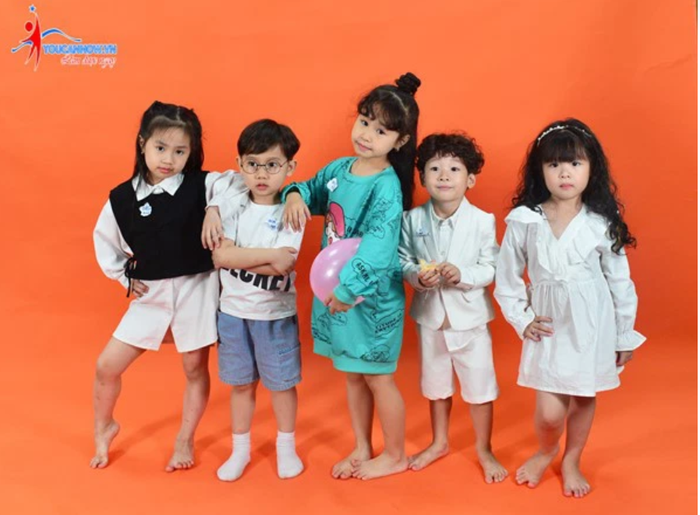 Hình ảnh lớp học MC nhí đầy cảm hứng tại You Can Now