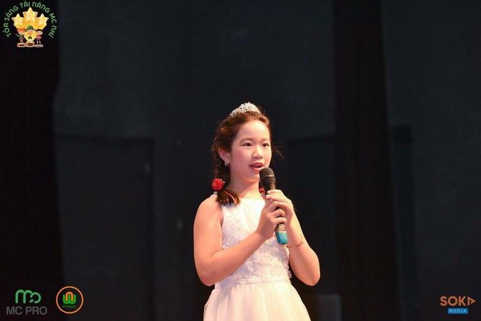 Hình ảnh lớp học MC nhí tại Trung tâm MC PRO