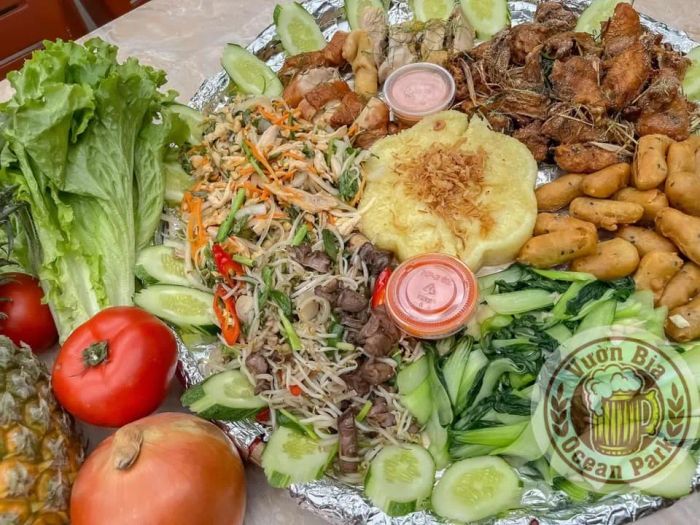 Hình ảnh món ăn tuyệt vời tại Vườn Bia