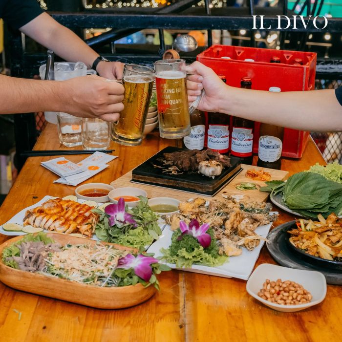 Hình ảnh món ăn đặc sắc tại Đỏ Beer