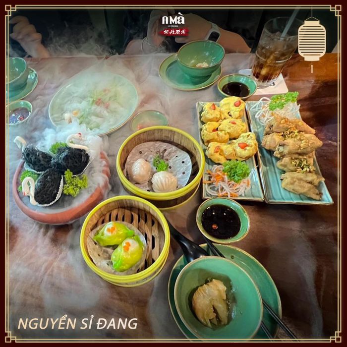 Những món dimsum thượng hạng được chế biến tại A Mà Kitchen