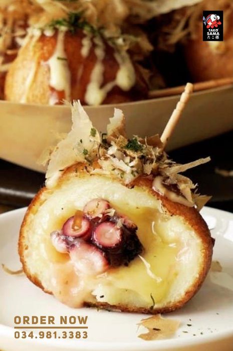 Takoyaki Takosama vàng ươm chuẩn vị Osaka