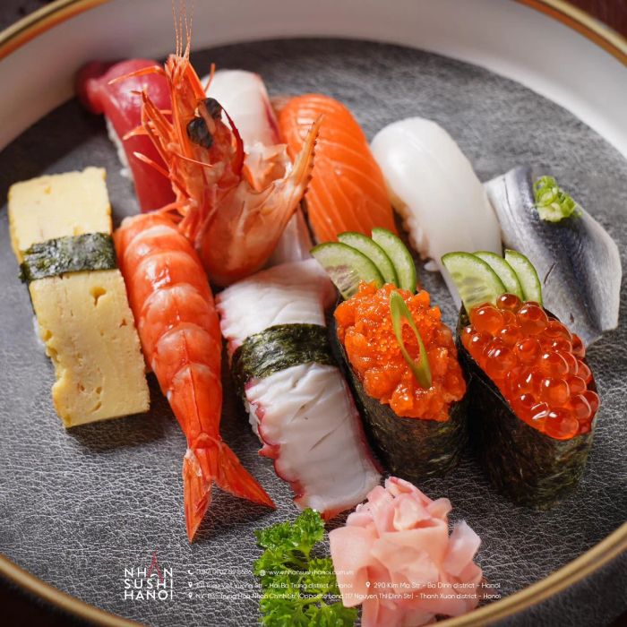 Nghệ thuật sushi tại Nhan Sushi - Ảnh 1