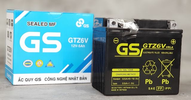 Ảnh minh họa bình ắc quy GS 1