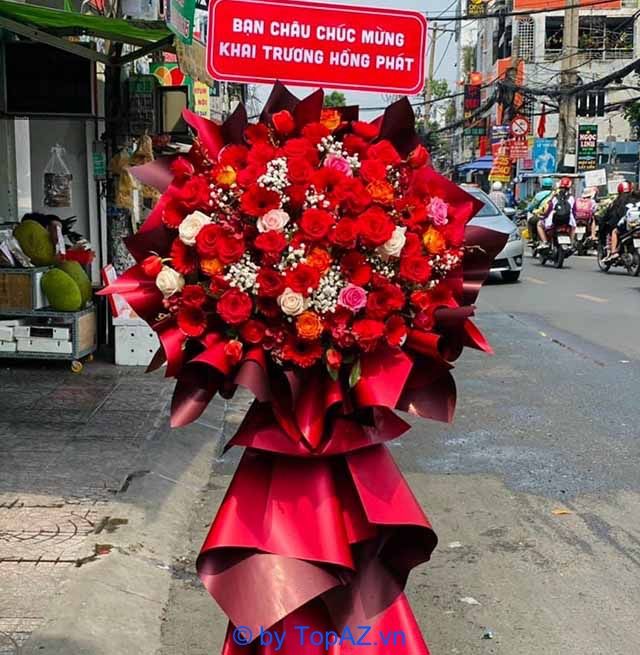 Địa chỉ đặt hoa mừng khai trương tại quận 4 với mức giá phải chăng và chất lượng đảm bảo.