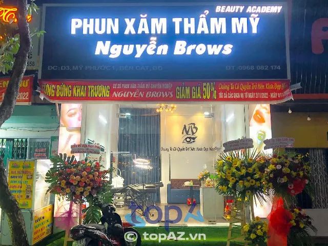 Nguyễn Brows - Địa chỉ vàng phun xăm chân mày phong thủy