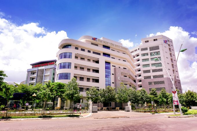 Hình ảnh toàn cảnh Đại học Tôn Đức Thắng - ngôi trường xanh nhất nhì Việt Nam