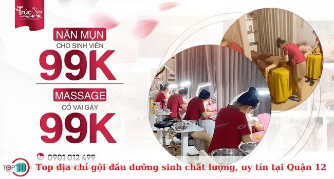 Top 10 địa chỉ gội đầu dưỡng sinh uy tín và chất lượng tại Quận 12.