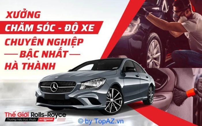Xưởng chăm sóc - độ xe chuyên nghiệp của chúng tôi đáp ứng mọi yêu cầu tùy biến theo phong cách riêng của từng khách hàng
