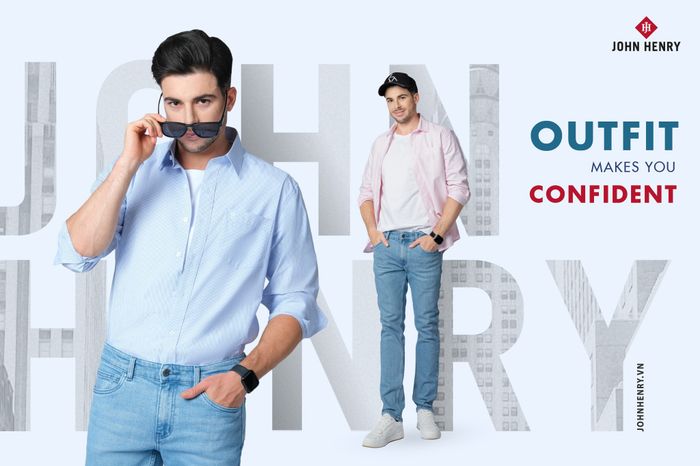 Bộ sưu tập công sở nam bằng chất liệu cotton cao cấp từ John Henry