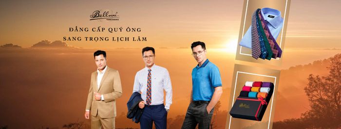 Hình ảnh bộ sưu tập thời trang công sở nam tại Belluni