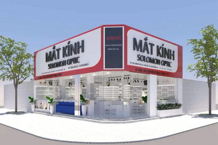 Không gian hiện đại và chuyên nghiệp tại Solomon Optics