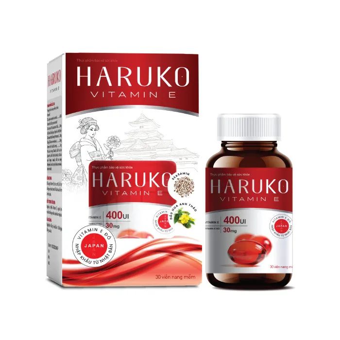 HARUKO Vitamin E đỏ hình ảnh 1